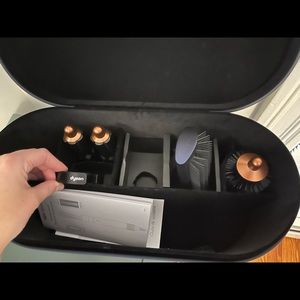 Dyson Airwrap- Accessories and Case